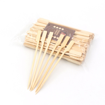 Fábrica que suministra pinchos de bambú con el logotipo de la marca